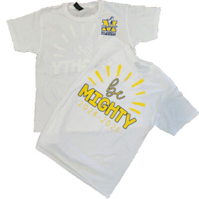WSES-BeMighty-White-Youth-T-Shirt Thumbnail